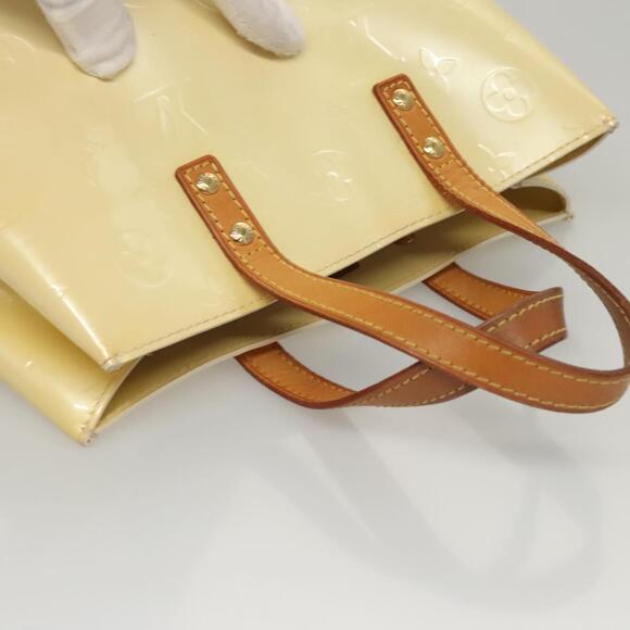 LOUIS VUITTON Monogram Vernis Reade PM Hand Bag Perle M91336 - Picture 6 of 13